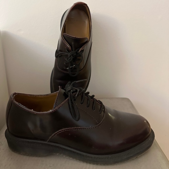 Dr. Martens Bennett Arcadia Dark Red Oxford Shoes (3UK/5US/36EUR) - Picture 1 of 9